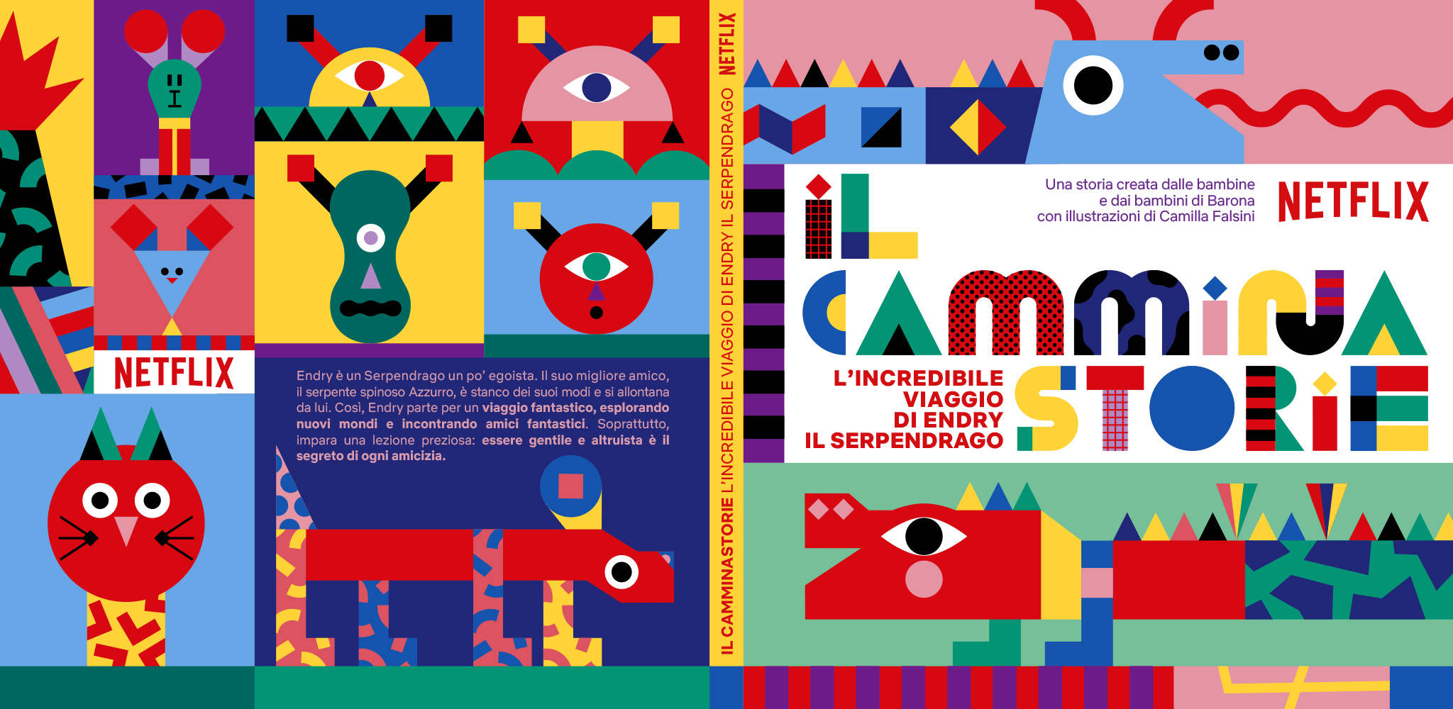 IL CAMMINASTORIE NETFLIX LIBRO STAMPA 1