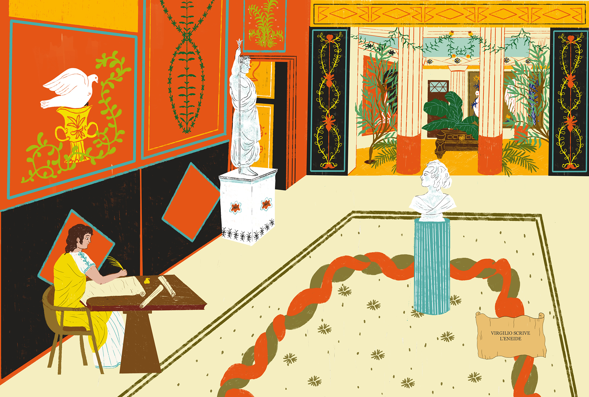 virgilio scrive l'eneide