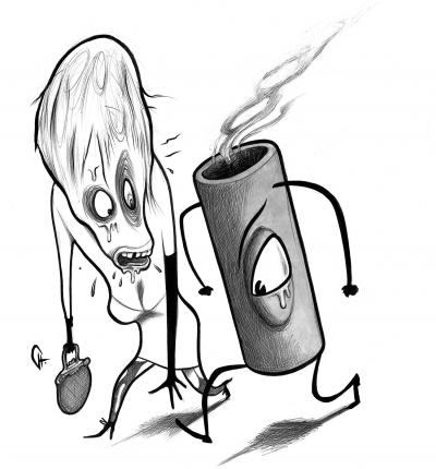 Illustrazione per "L'Unità"