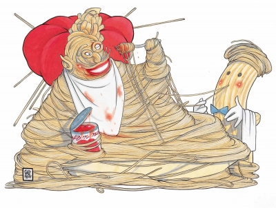 Illustrazione per "Il gambero rosso"